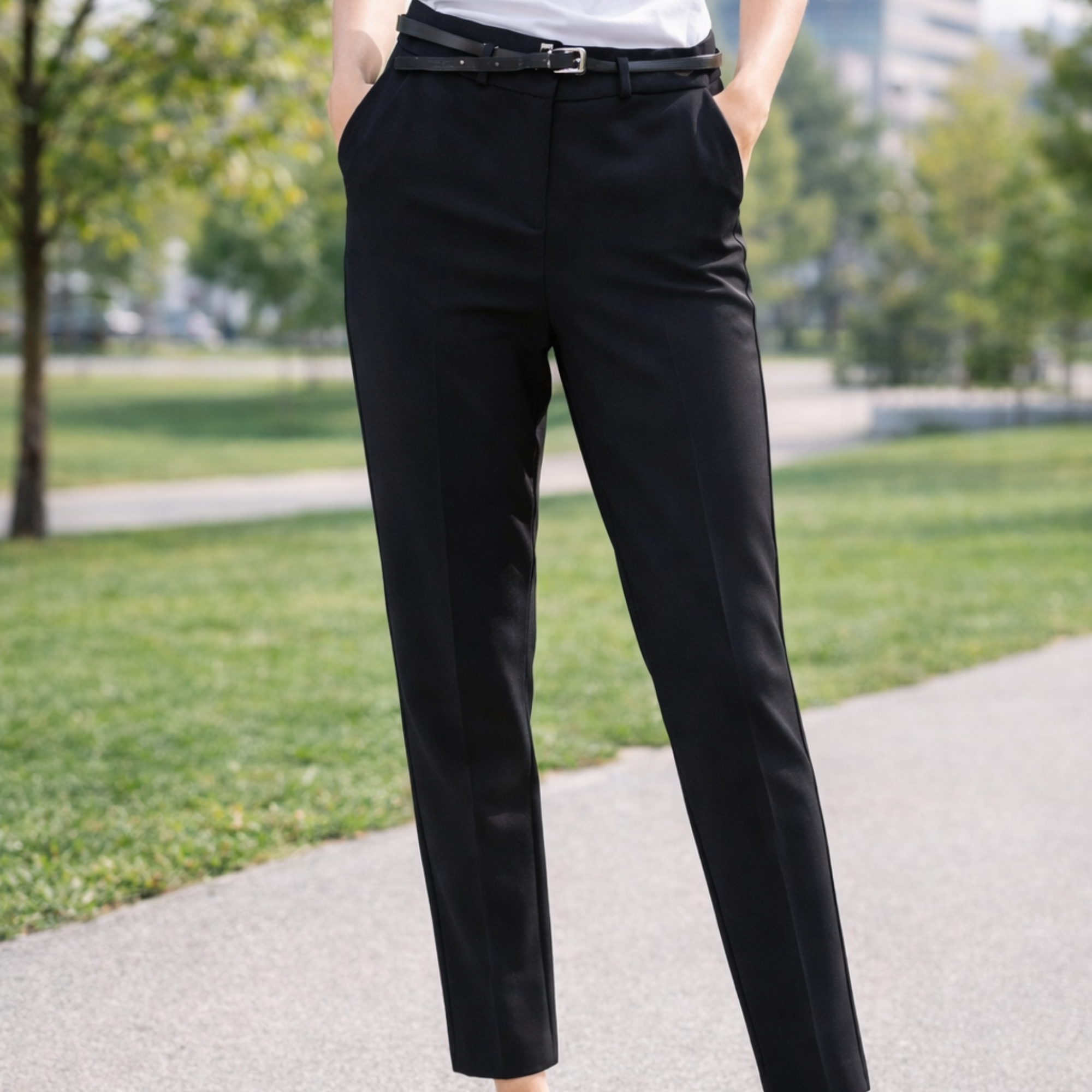 Pantaloni Essential Black Cigarette - P011